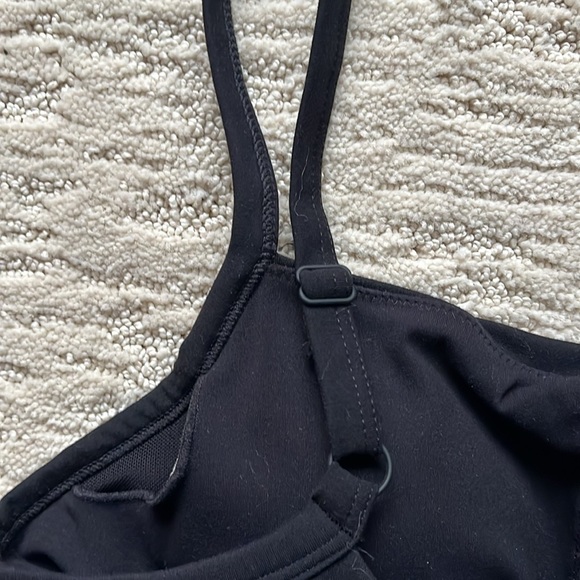 NWOT Women’s FLX Black Activewear Dress w Built-in-Shorts & Removable Padding - Picture 10 of 13